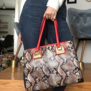 Aldo Faux Snakeskin Purse